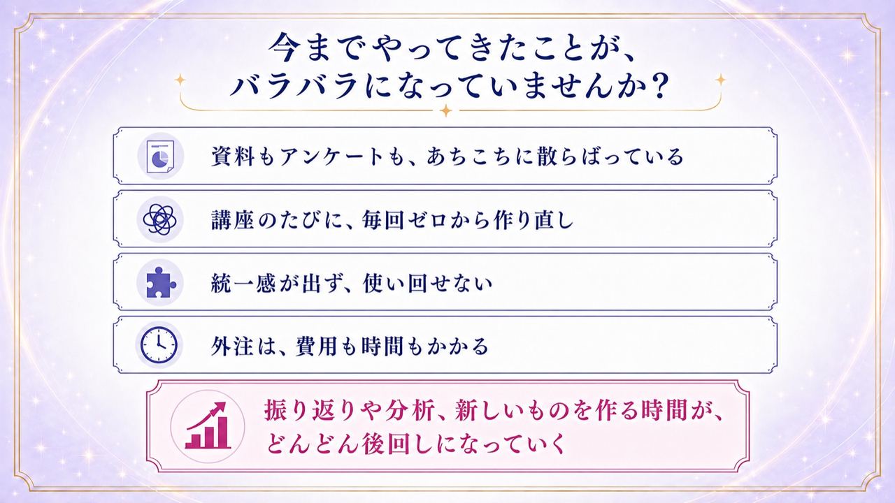 バラバラになっていませんか