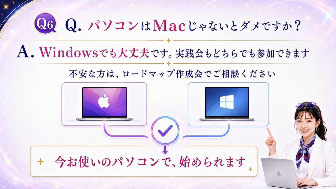Q6 Macじゃないとダメ?