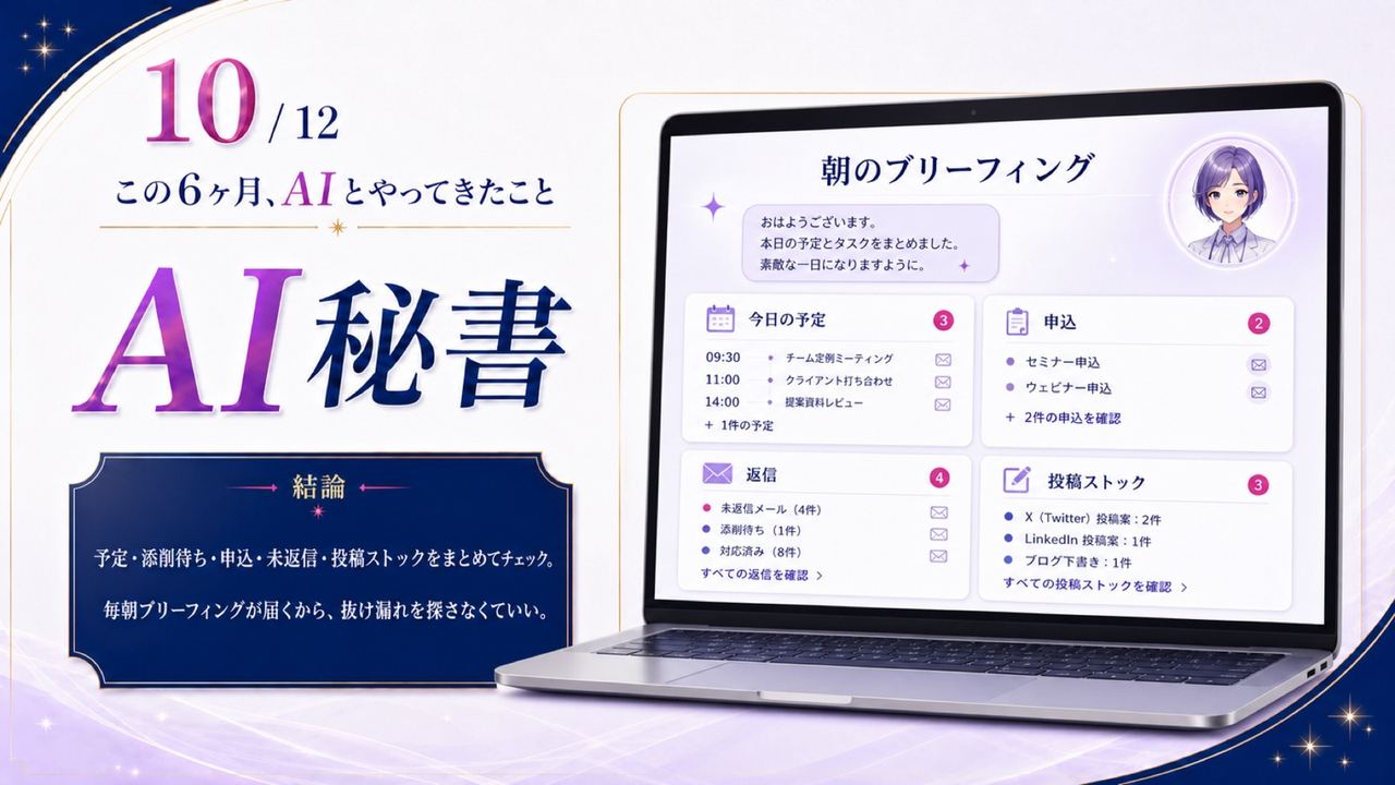 実績10|AI秘書